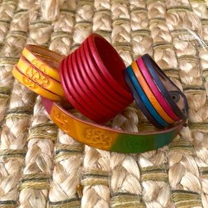 Leather Snap Bracelet Cuffs